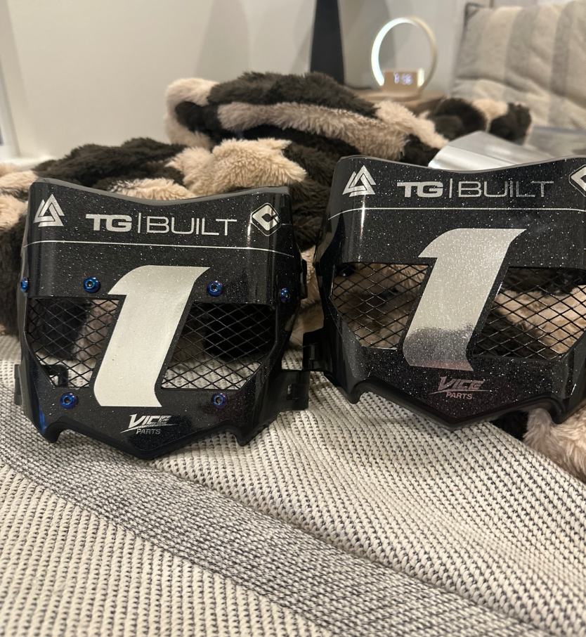 TG Built vented plates with Vice Parts decals