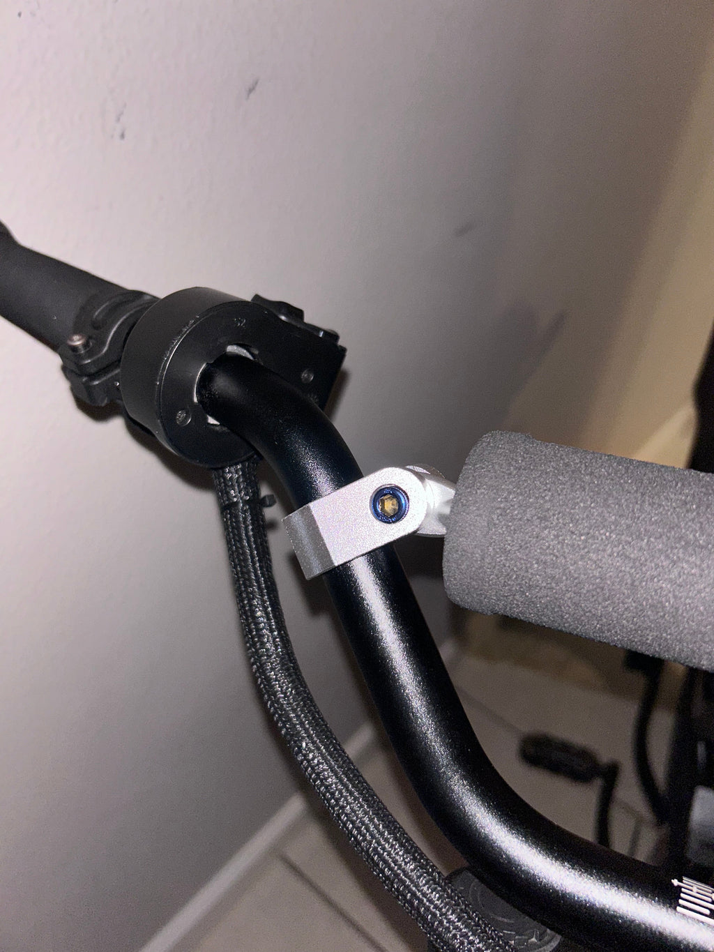 Titanium pitbike bar bolts