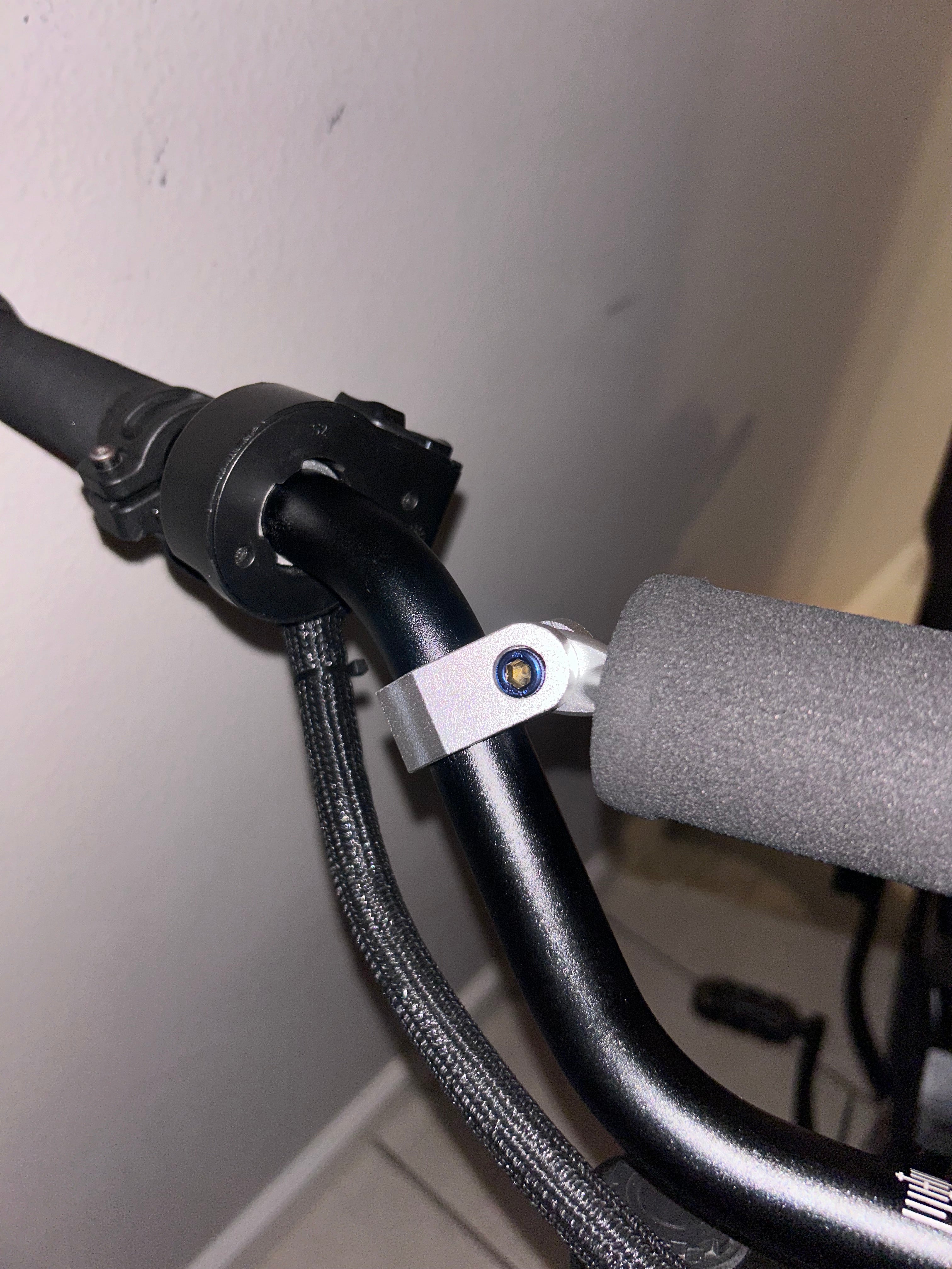 Titanium pitbike bar bolts