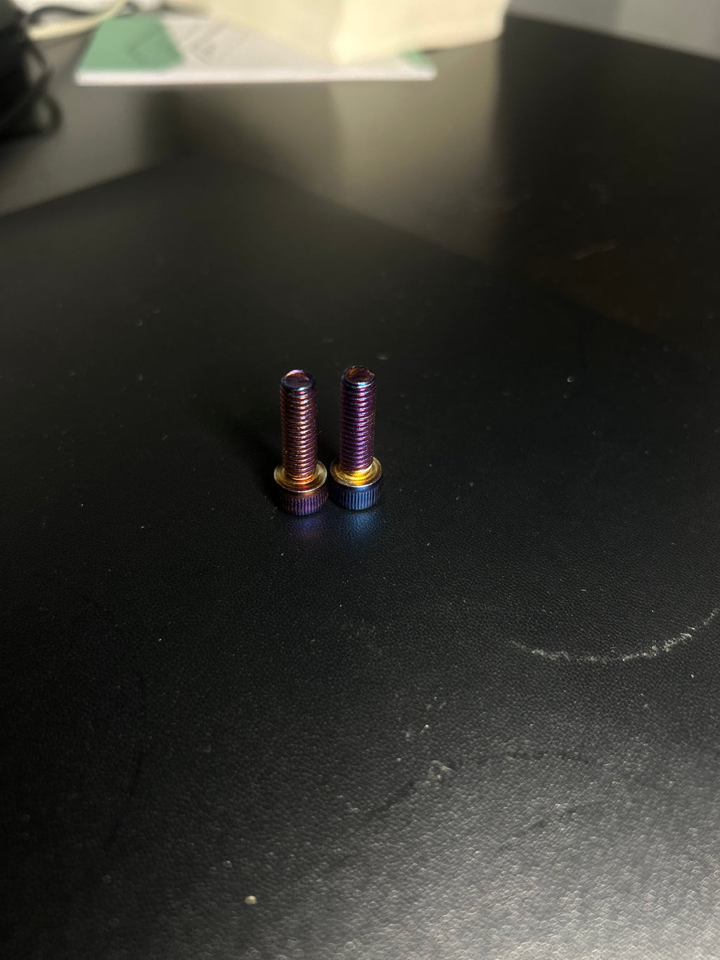 Titanium brake caliper bolts