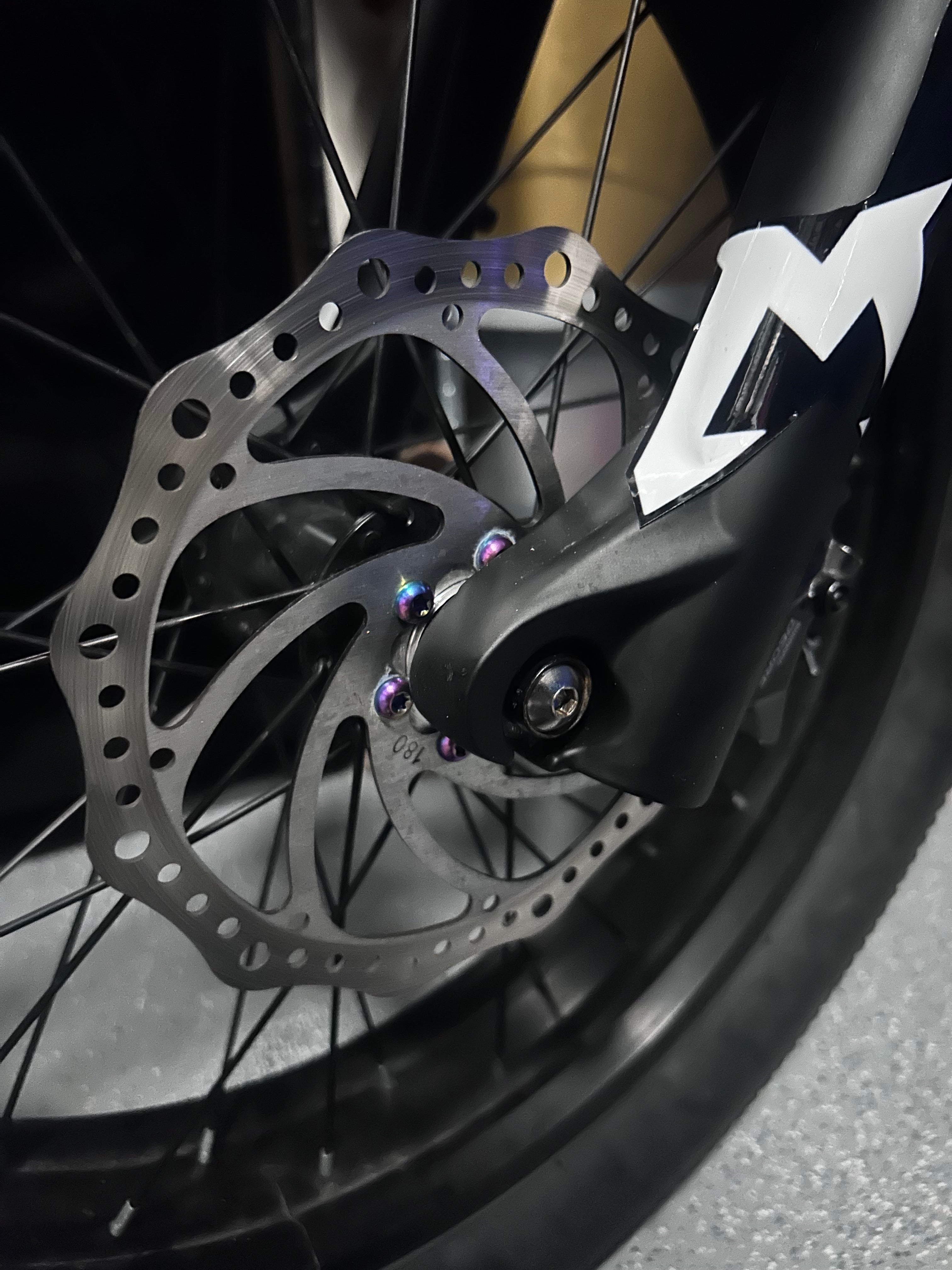 Titanium rotor bolts