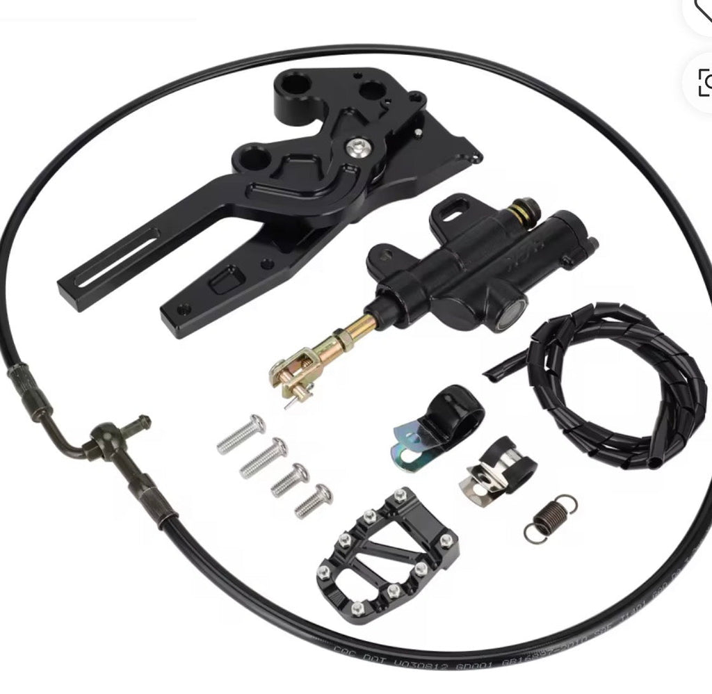 Surron lbx/lbs foot brake with ultra bee caliper