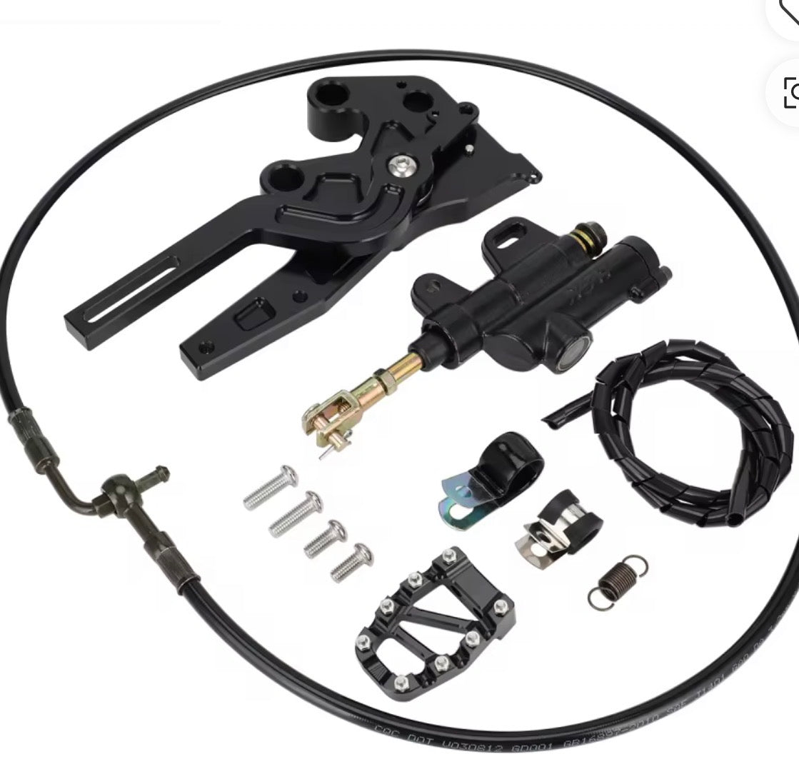 Surron lbx/lbs foot brake with ultra bee caliper