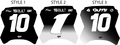 Yozma Front Plate Decal