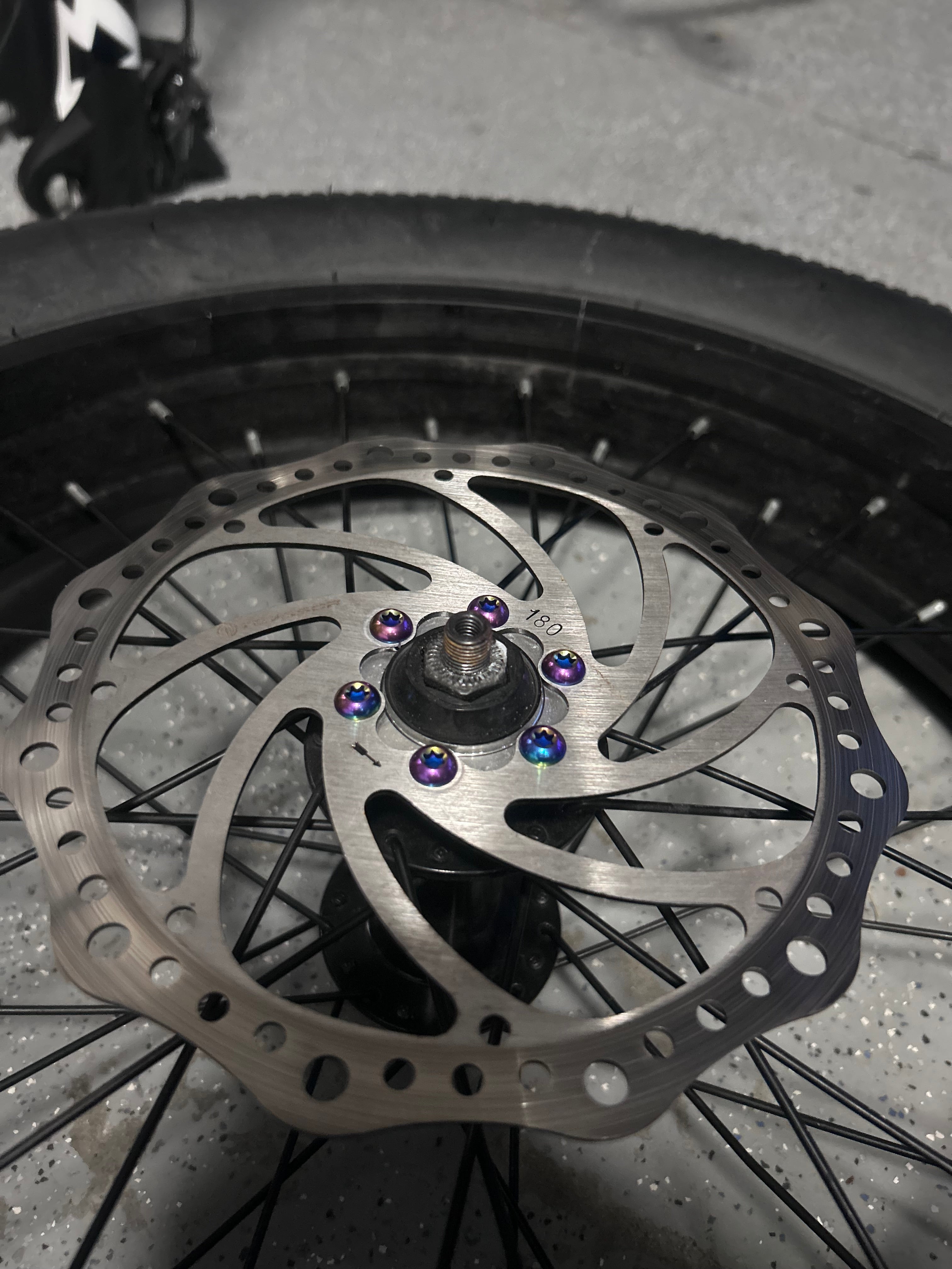 Titanium rotor bolts