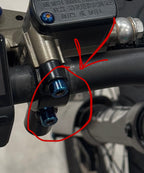 Titanium ultrabee brake clamp bolts