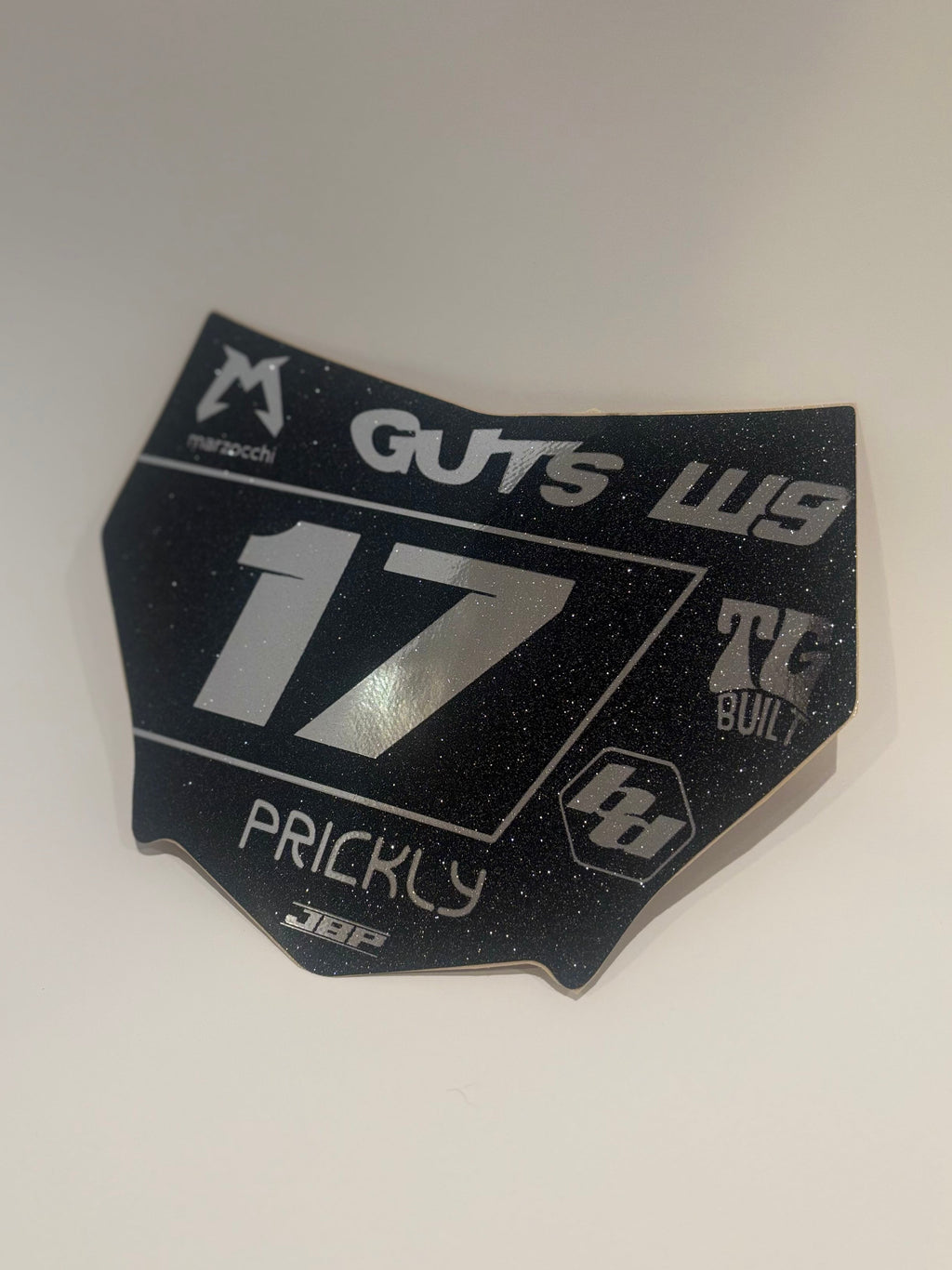 Motocuts Plate Decal