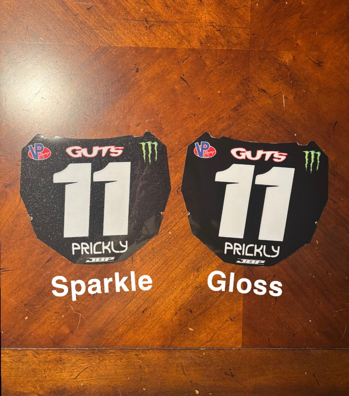 Motocuts Plate Decal