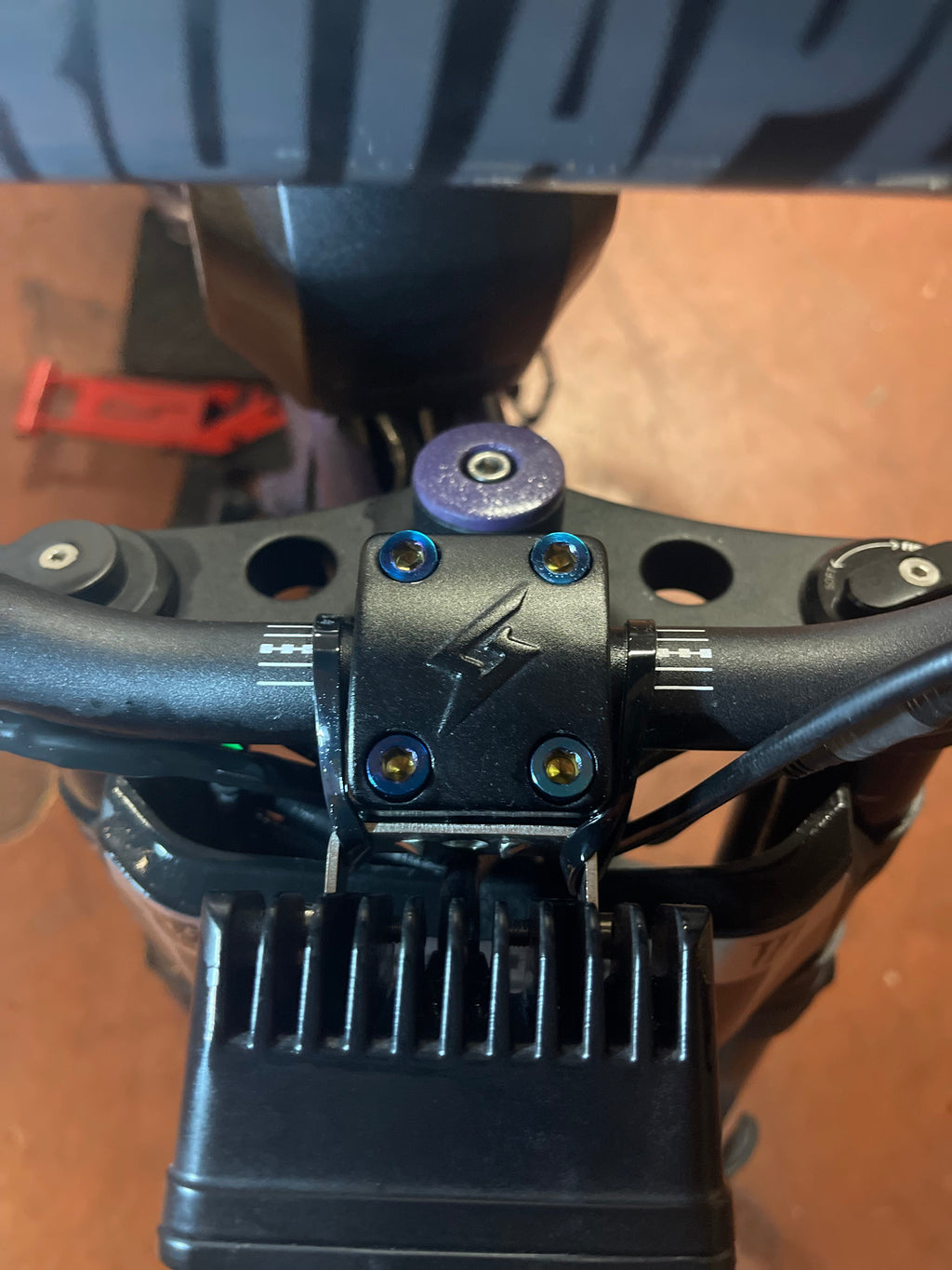 Titanium Super73 Bar Clamp Bolts