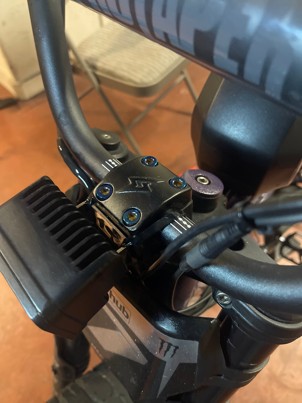 Titanium Super73 Bar Clamp Bolts