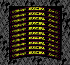 Excel Wheel Stickers