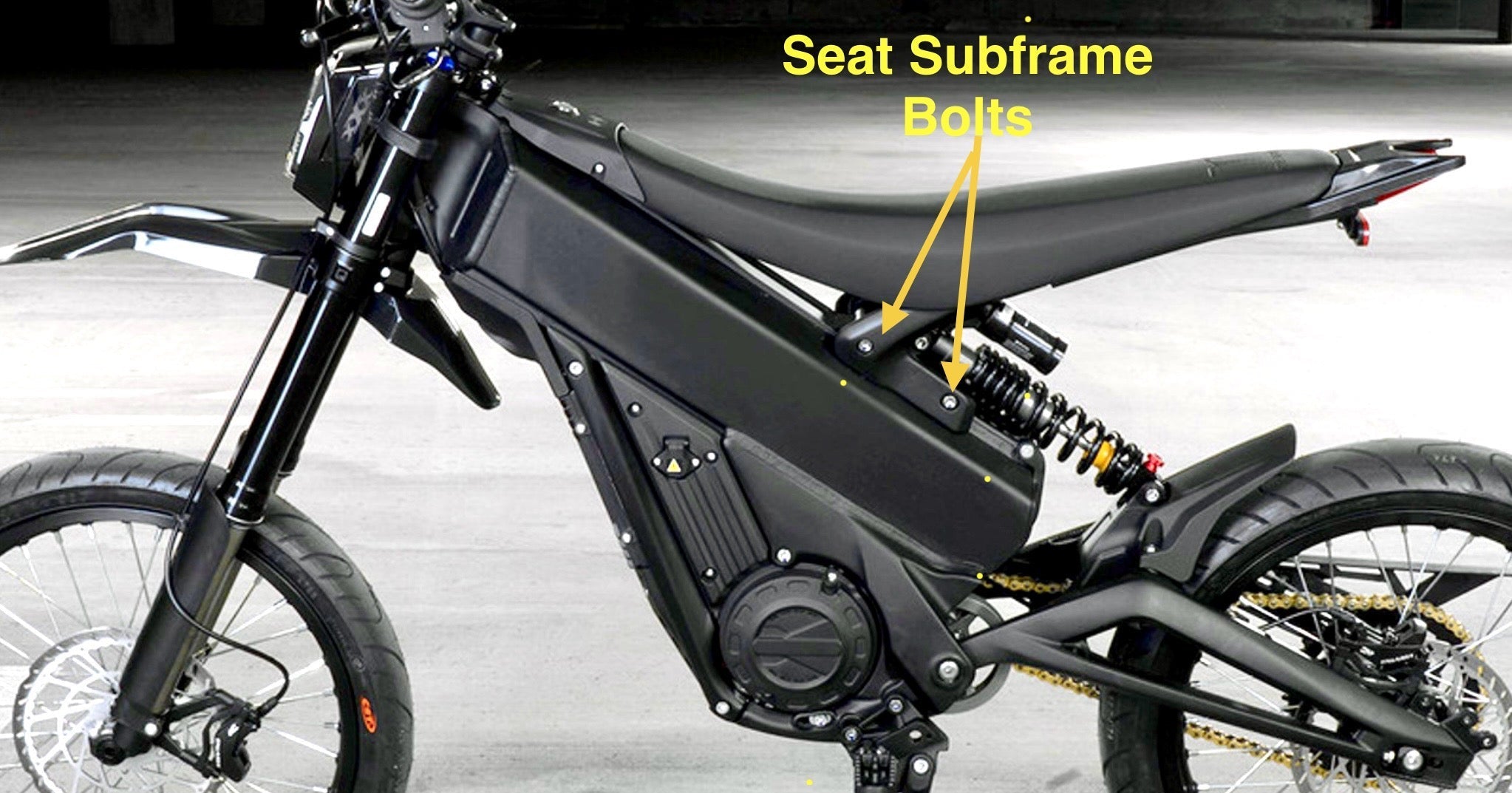 Talaria XXX Seat Subframe Titanium Bolts (4)